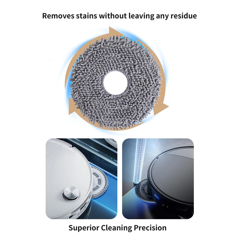Patins lavables compatibles Roborock Qrevo