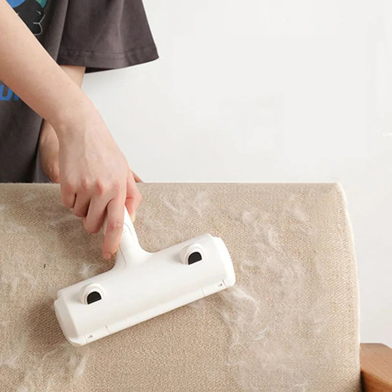 Rouleau anti-poils réutilisable pour canapés et textiles
