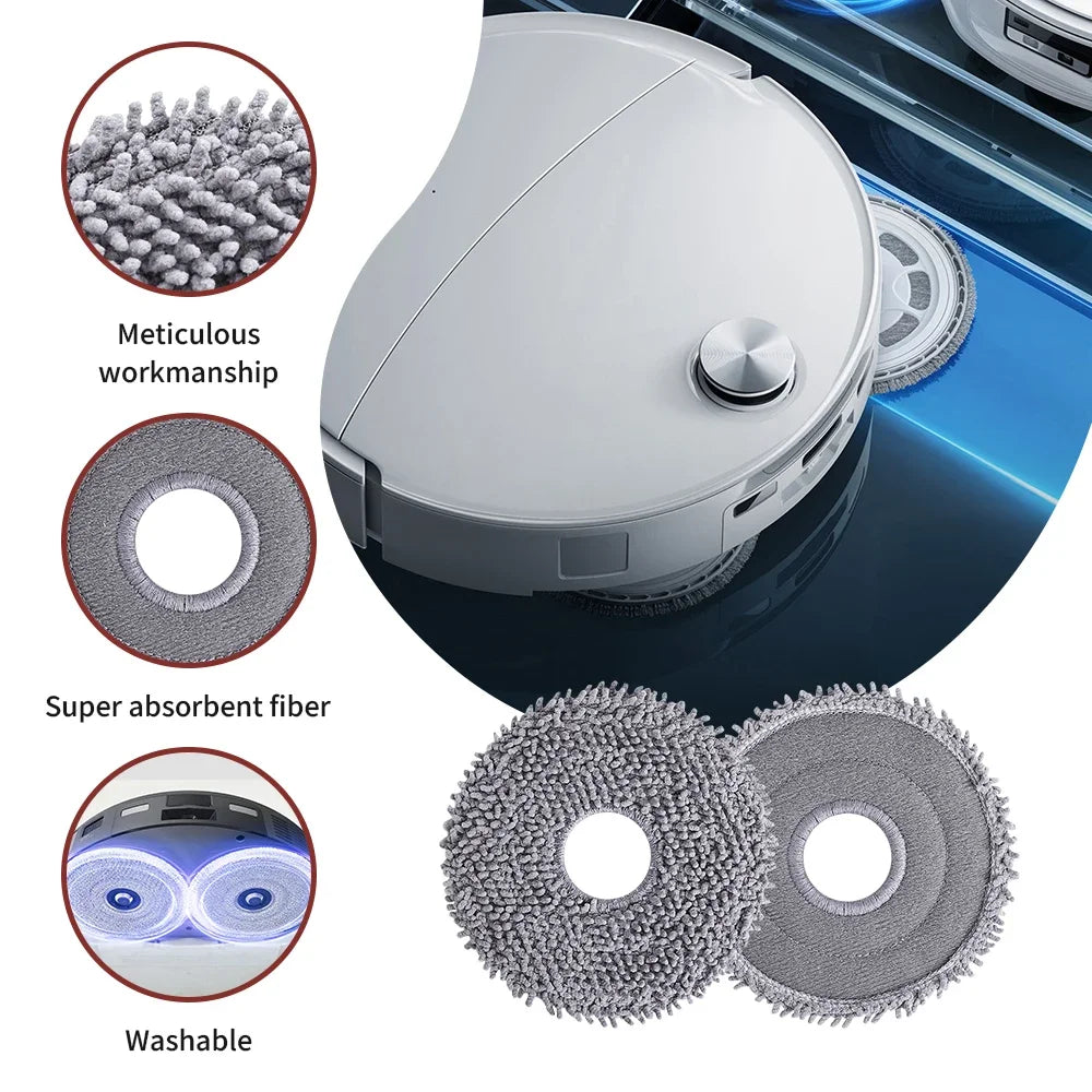 Accessoires de lavage compatibles robots Roborock Qrevo