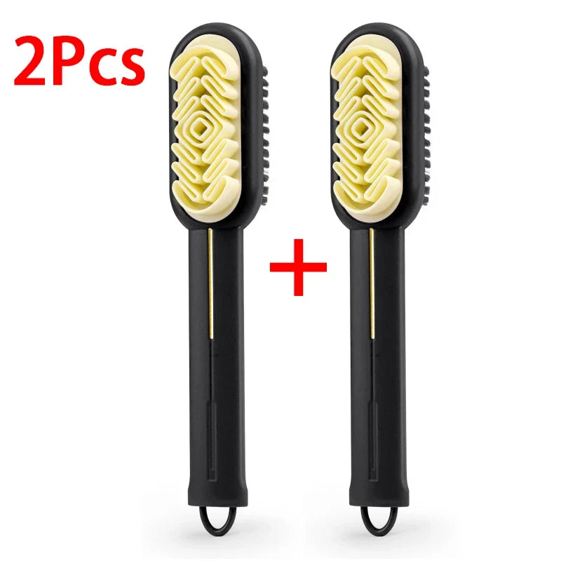 Brosse double face pour chaussures en daim et nubuck