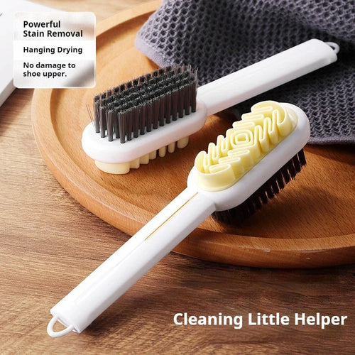 Brosse double face pour chaussures en daim et nubuck