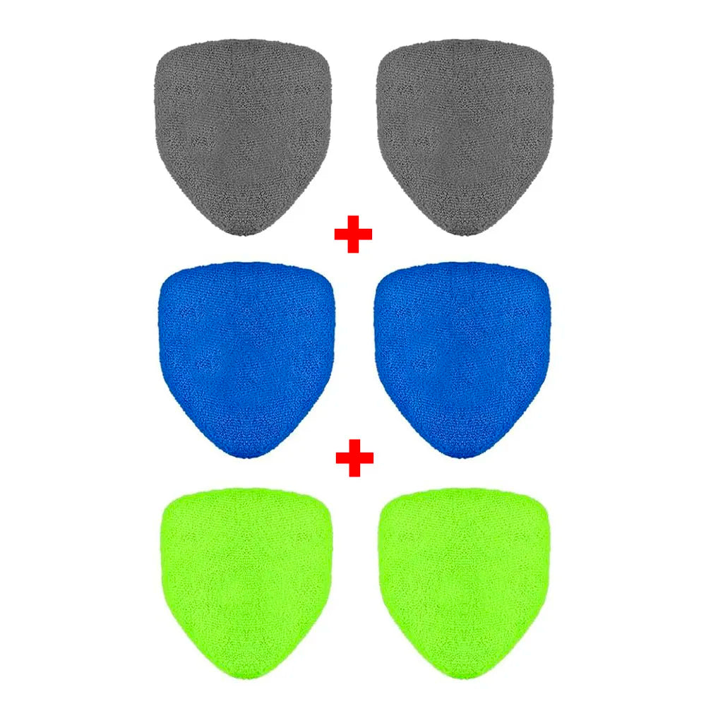 Nettoyeur de pare-brise télescopique et recharges microfibre