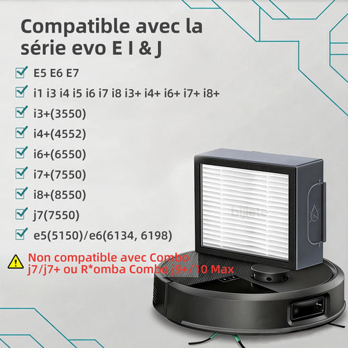 Filtres de remplacement compatibles Roomba e i j