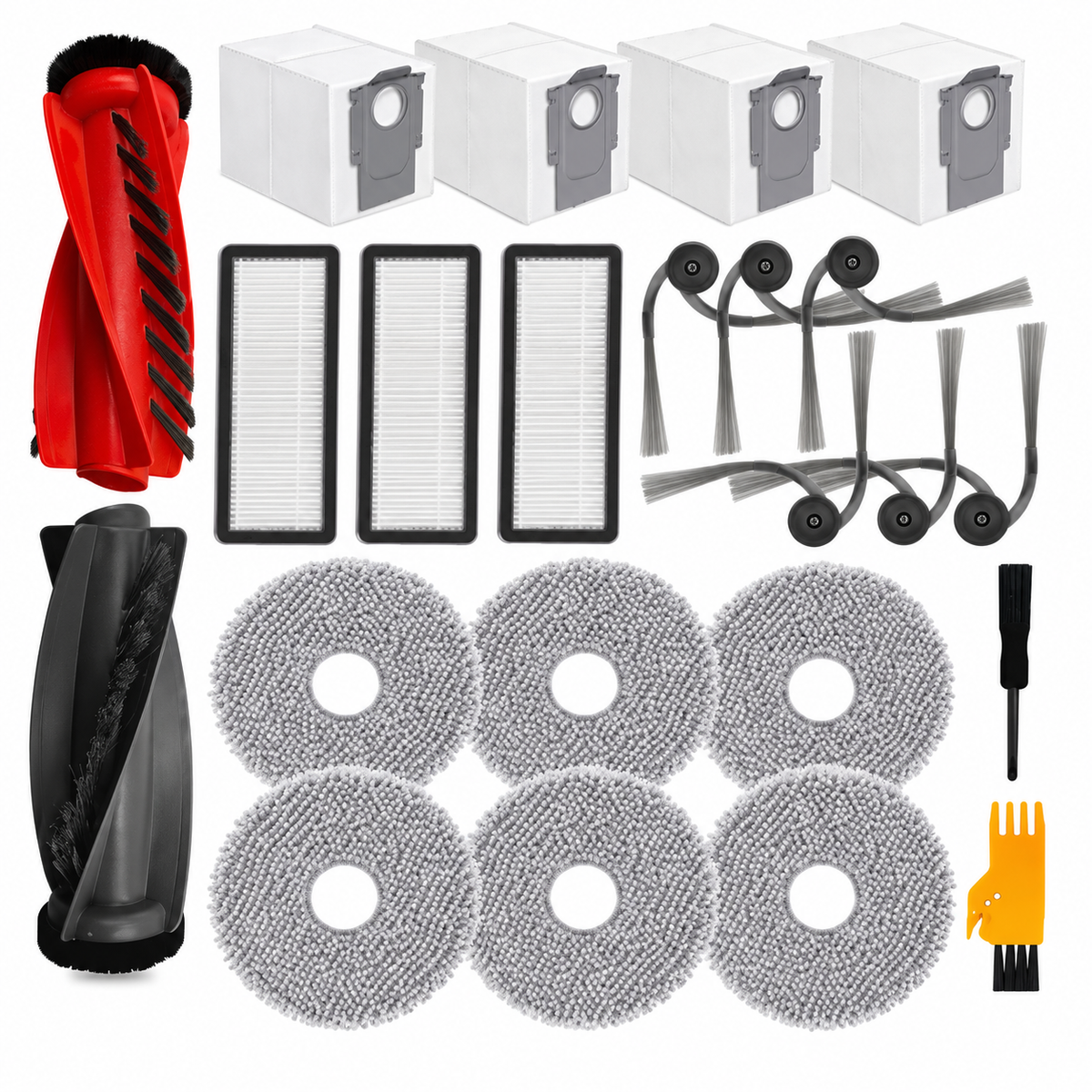 Kit d’entretien compatible Roborock Qrevo Curv et Qrevo Edge